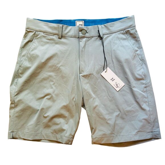 Swet Tailor Virtus Short 9 inch Golf Work Stretch Seafoam Size 32 NWT - Picture 2 of 9